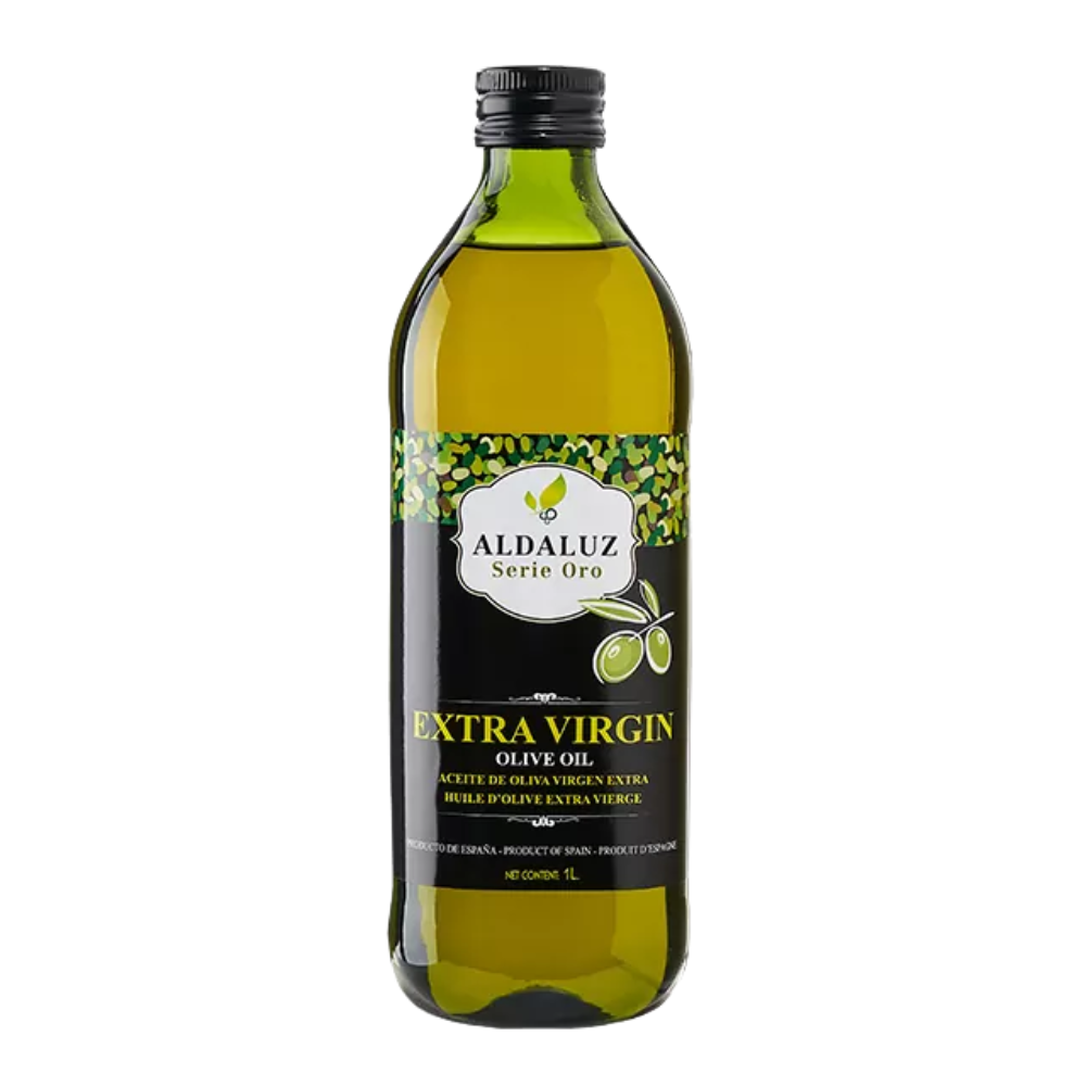 ALDALUZ MENU OILS EXTRA VIRGEN OLIVE OIL 1L GLASS