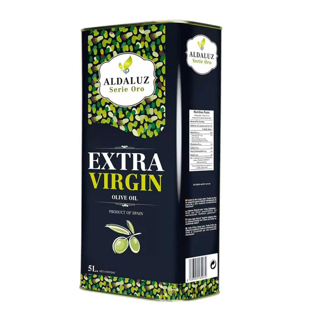 ALDALUZ MENU OILS EXTRA VIRGEN OLIVE OIL 5L TIN