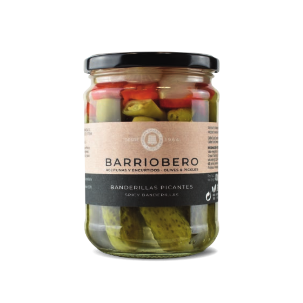 ALDALUZ PICKLES MENU Banderillas with olives and pickled vegetables
