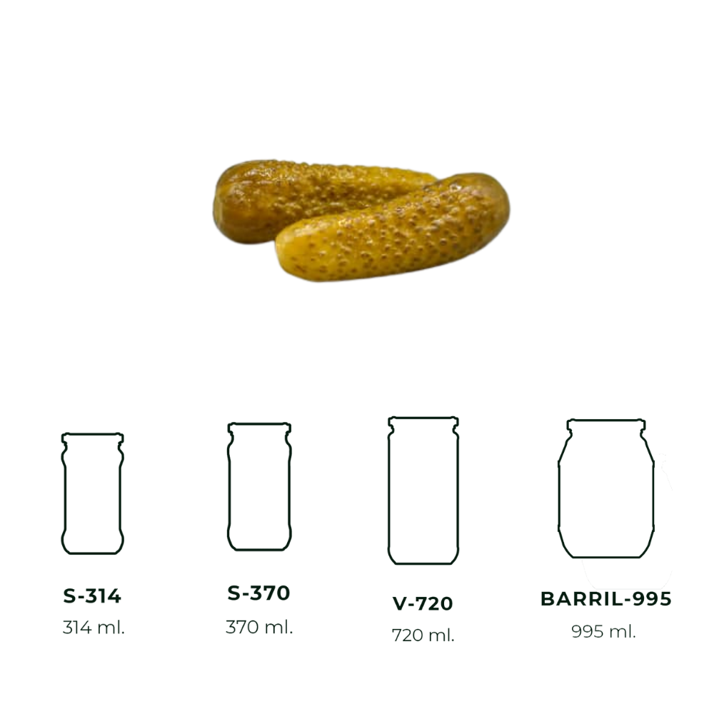 ALDALUZ PICKLES MENU Pickled cucumber Packing